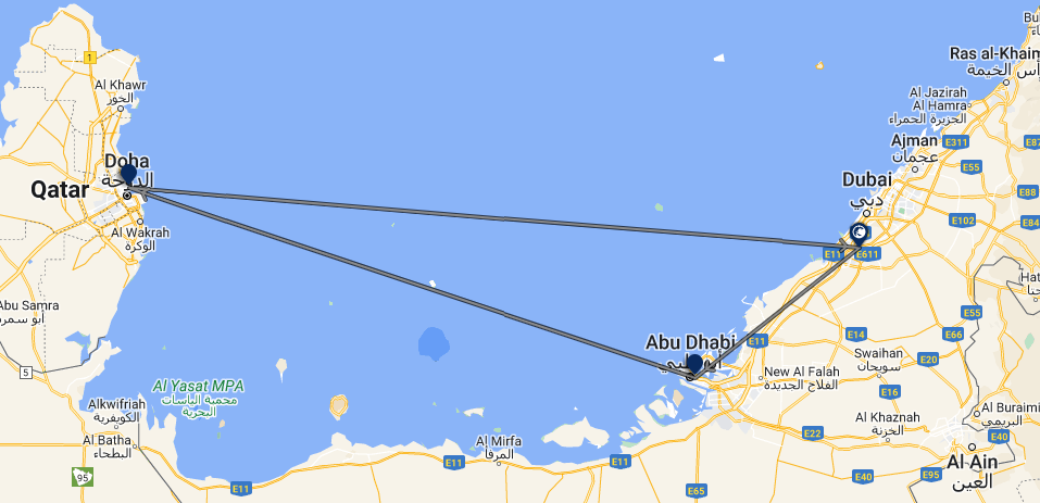 9-DAAGSE CRUISE DUBAI, ABU DHABI EN DOHA